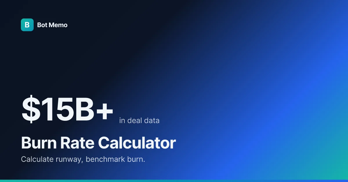 Burn Rate Calculator